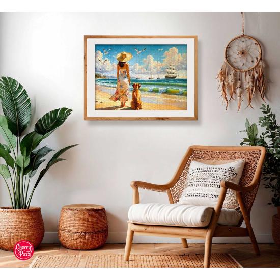 Puzzle Cherry Pazzi O Horizonte Azul 1000 peças