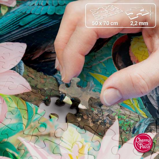 Puzzle Cherry Pazzi Paraíso dos Tucanos de 1000 peças Puzzle Cherry Pazzi Paraíso dos Tucanos de 1000 peças