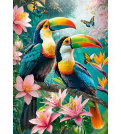 Puzzle Cherry Pazzi Paraíso dos Tucanos de 1000 peças