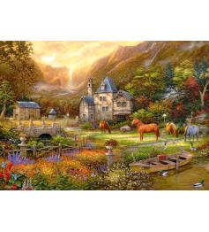 Puzzle Cherry Pazzi O Vale Dourado 1000 Peças