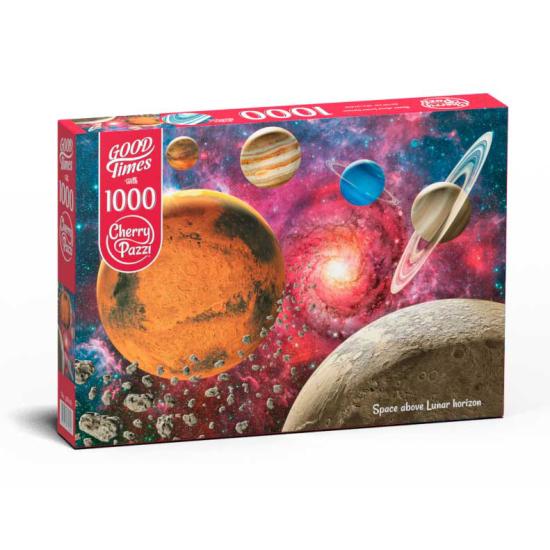 Puzzle Cherry Pazzi Espaço Acima do Horizonte Lunar de 1000 pçs Puzzle Cherry Pazzi Espaço Acima do Horizonte Lunar de 1000 pçs