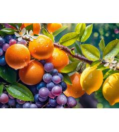 Puzzle Cherry Pazzi Frutas Ensolaradas 1000 peças