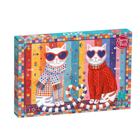 Puzzle Cherry Pazzi Gatinhos Apaixonados XXL de 300 peças