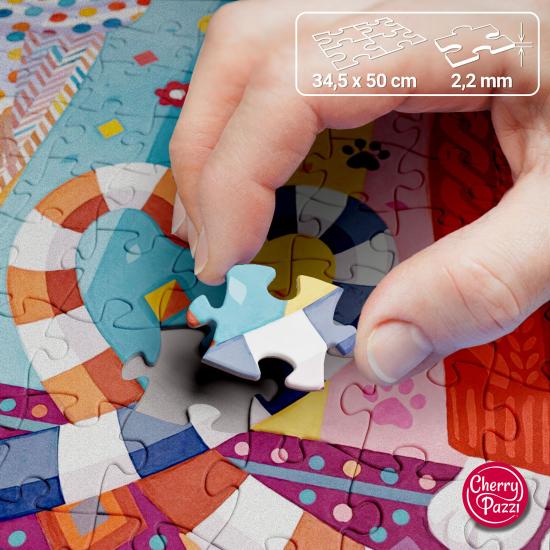 Puzzle Cherry Pazzi Gatinhos Apaixonados XXL de 300 peças