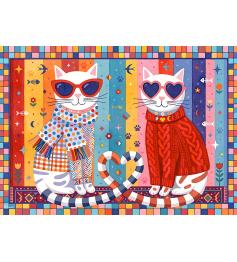 Puzzle Cherry Pazzi Gatinhos Apaixonados XXL de 300 peças