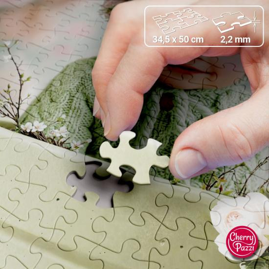 Puzzle Cherry Pazzi Olá, Mundo de 500 Peças