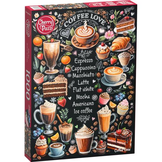 Puzzle Cherry Pazzi Hora Do Café 1000 peças