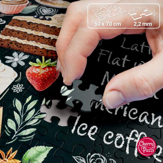Puzzle Cherry Pazzi Hora Do Café 1000 peças