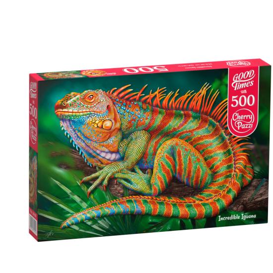 Puzzle Cherry Pazzi Iguana Incrível de 500 peças