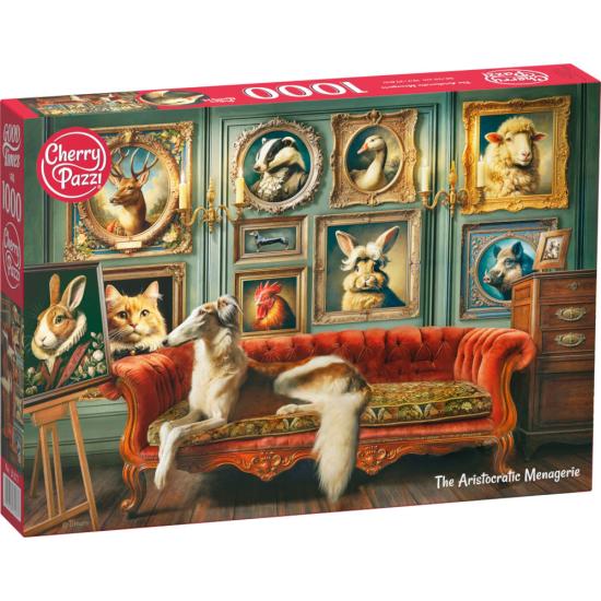 Puzzle Cherry Pazzi A Coleção Aristocrática de Animais 1000 peça