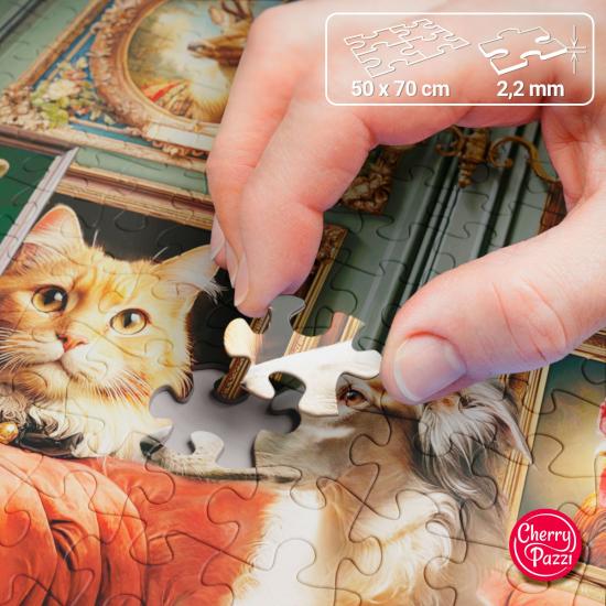 Puzzle Cherry Pazzi A Coleção Aristocrática de Animais 1000 peça