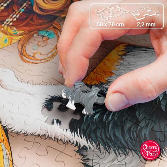 Puzzle Cherry Pazzi A Bela E A Fera 1000 Peças