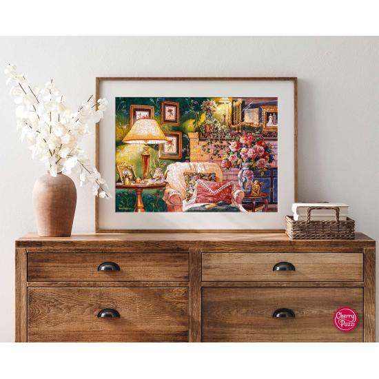 Puzzle poético Cherry Pazzi Teatime 1000 peças