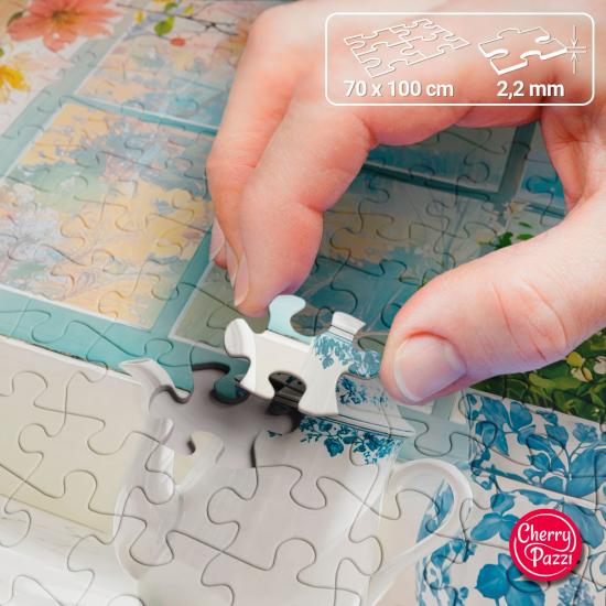 Puzzle Cherry Pazzi Manhã Na Minha Cozinha de 2000 peças