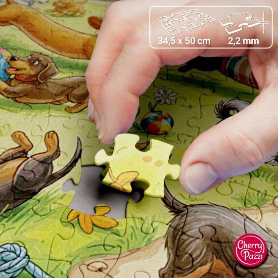 Puzzle Cherry Pazzi Latidos no parque XXL de 300 peças