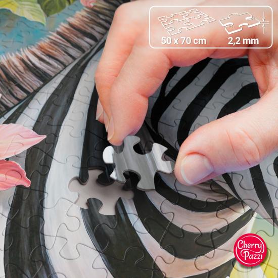 Puzzle Cherry Pazzi Lady Zebra 1000 peças