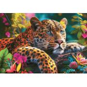 Puzzle Cherry Pazzi Leopardo Reclinado de 500 peças