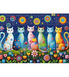 Puzzle Cherry Pazzi Bigodes Fofos de 1000 peças