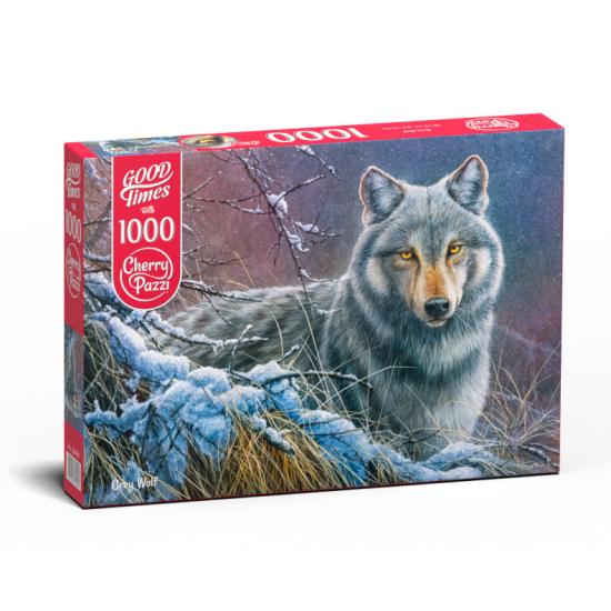 Puzzle Cherry Pazzi Lobo Cinzento 1000 Peças