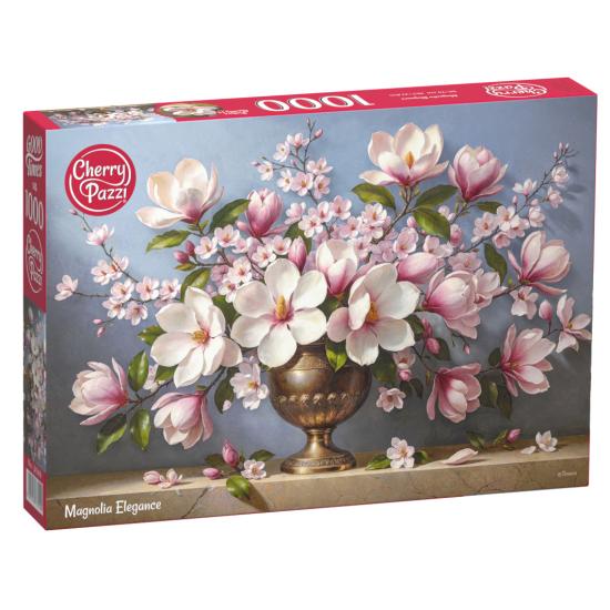 Puzzle Cherry Pazzi Magnolia Elegance de 1000 peças