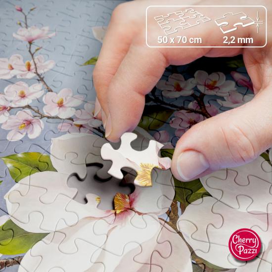 Puzzle Cherry Pazzi Magnolia Elegance de 1000 peças