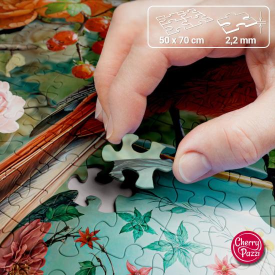 Puzzle Cherry Pazzi Melodía Floral 1000 peças