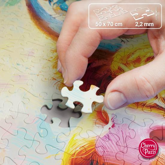 Puzzle Cherry Pazzi mugindo no ar, 1000 peças Puzzle Cherry Pazzi mugindo no ar, 1000 peças