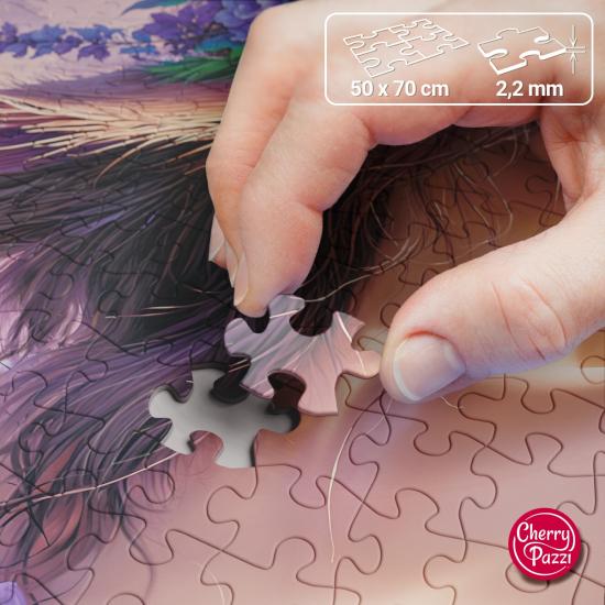 Puzzle Cherry Pazzi Lavender Muse, 1000 peças Puzzle Cherry Pazzi Lavender Muse, 1000 peças