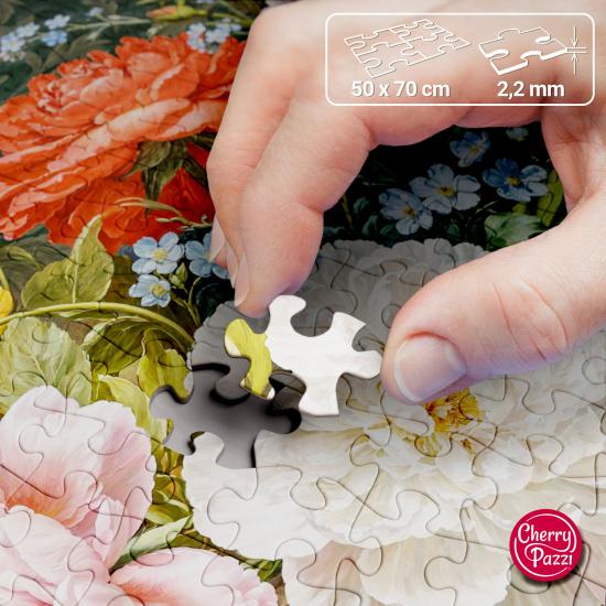 Puzzle Cherry Pazzi Noturno Das Flores 1000 peças