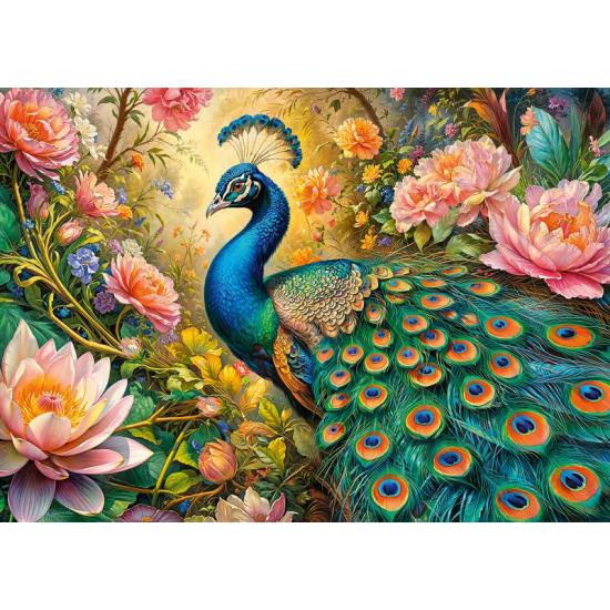 Puzzle Cherry Pazzi Paraíso do Pavão 1000 peças Puzzle Cherry Pazzi Paraíso do Pavão 1000 peças