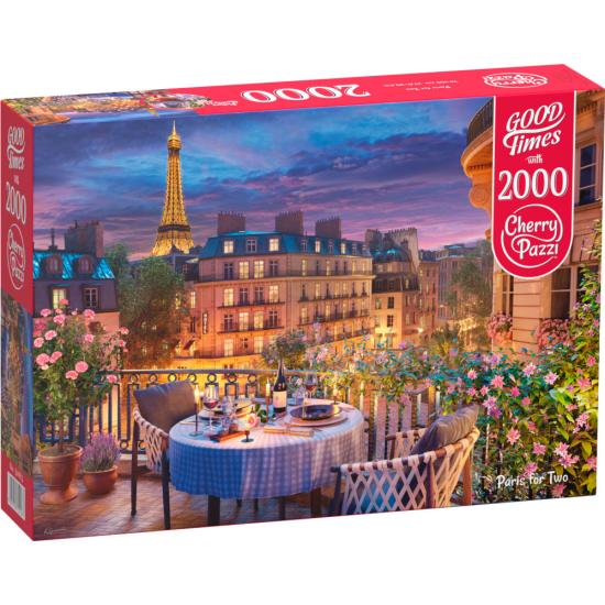 Puzzle Cherry Pazzi  Paris para Dois de 2000 peças Puzzle Cherry Pazzi  Paris para Dois de 2000 peças