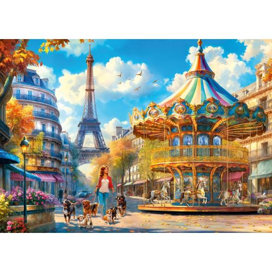 Puzzle Cherry Pazzi Dia de folga em Paris 500 peças Puzzle Cherry Pazzi Dia de folga em Paris 500 peças