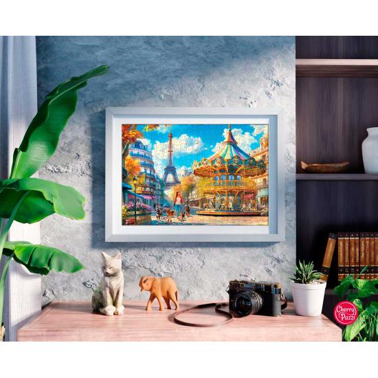 Puzzle Cherry Pazzi Dia de folga em Paris 500 peças Puzzle Cherry Pazzi Dia de folga em Paris 500 peças