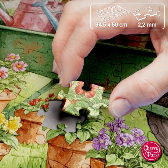 Puzzle Cherry Pazzi Alegria De Plantar XXL de 300 peças