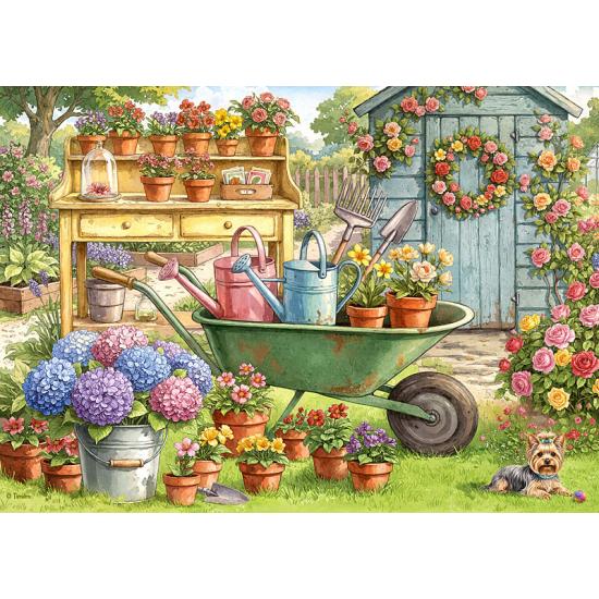 Puzzle Cherry Pazzi Alegria De Plantar XXL de 300 peças