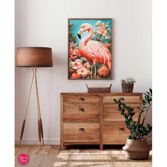 Puzzle Cherry Pazzi Pense Rosa 1000 Peças