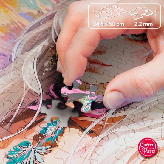 Puzzle Cherry Pazzi Princesa Elfa 500 peças