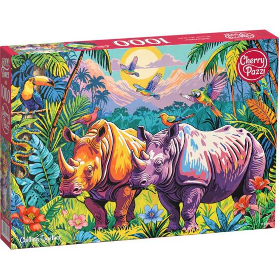 Puzzle Cherry Pazzi Relaxando Juntos de 1000 peças