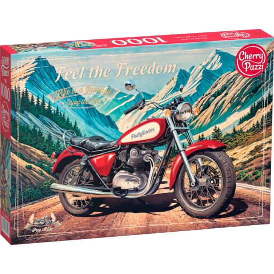 Puzzle Cherry Pazzi Sinta A Liberdade 1000 peças