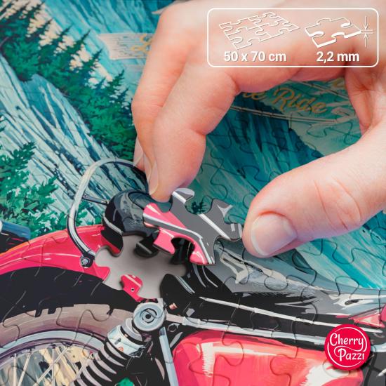 Puzzle Cherry Pazzi Sinta A Liberdade 1000 peças