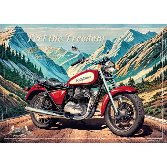 Puzzle Cherry Pazzi Sinta A Liberdade 1000 peças