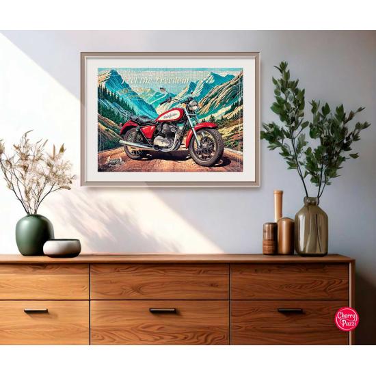 Puzzle Cherry Pazzi Sinta A Liberdade 1000 peças