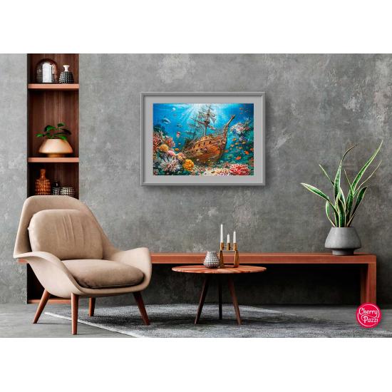 Puzzle Cherry Pazzi Tesouro Afundado de 1000 peças