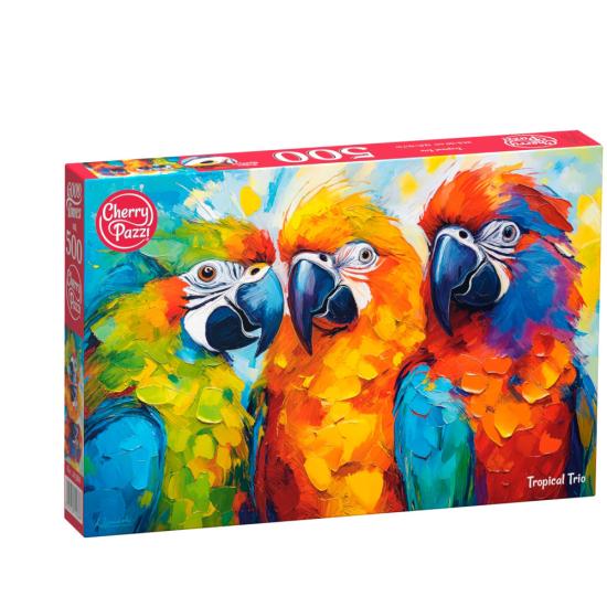Puzzle Cherry Pazzi Trio Tropical 500 peças