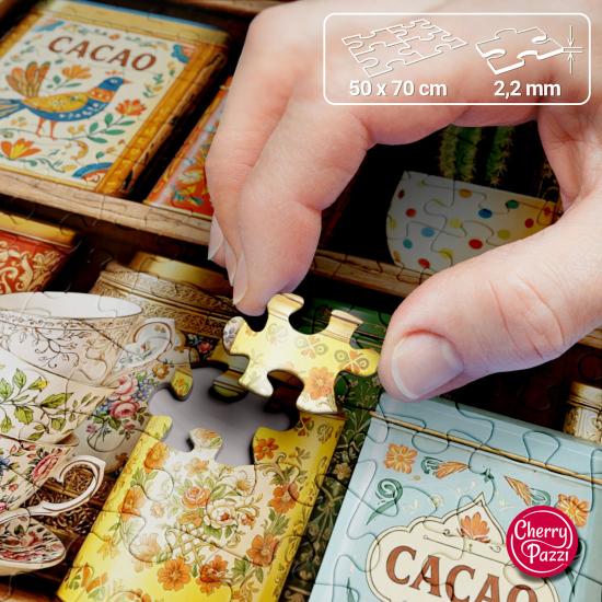 Puzzle Cherry Pazzi Um Tesouro De Latas 1000 peças