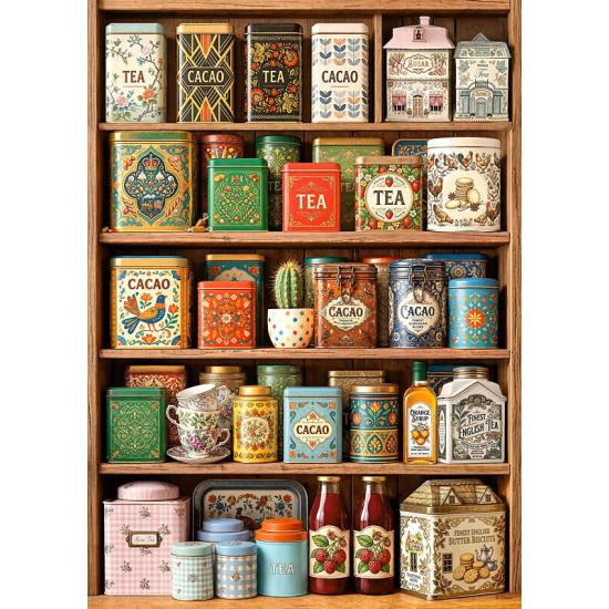 Puzzle Cherry Pazzi Um Tesouro De Latas 1000 peças