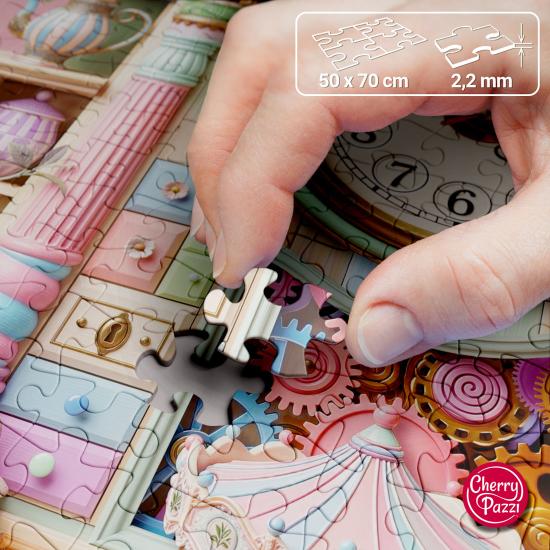 Puzzle Cherry Pazzi Uma Xícara De Tempo 1000 peças