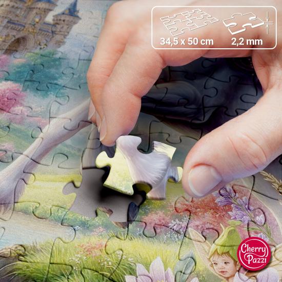 Puzzle Cherry Pazzi Reino Das Fadas Dos Unicórnios XXL de 300 pe