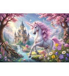 Puzzle Cherry Pazzi Reino Das Fadas Dos Unicórnios XXL de 300 pe