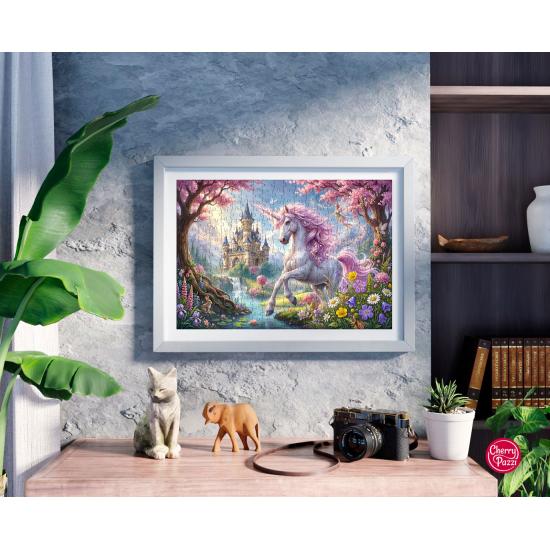 Puzzle Cherry Pazzi Reino Das Fadas Dos Unicórnios XXL de 300 pe